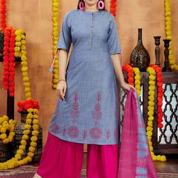 Aarika Girls Printed Flared Sleeves Kurta-image-88