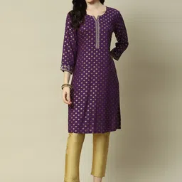 Rangriti Women Geometric Printed Straight Kurta-picture-40