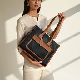 Mast & Harbour PU Structured Shoulder Bag-9