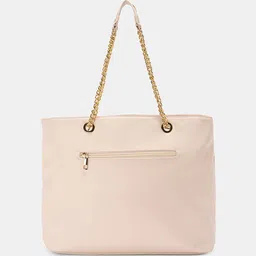 Forever Glam by Pantaloons Textured PU Structured Tote Bag with Quilted image 4