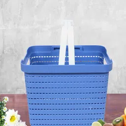 Kuber Industries Blue & Grey 2 Pieces Self-Design Multi-Utility Organisers-0