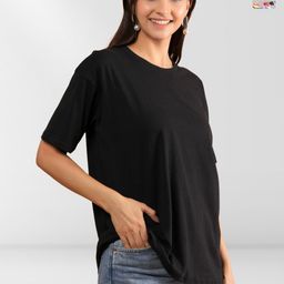 BAESD Women 2 Printed Extended Sleeves Applique T-shirt-image-60