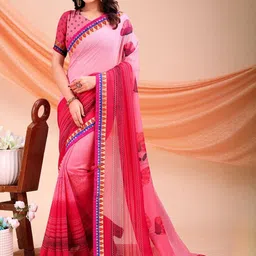 KALINI Poly Georgette Designer Saree-8