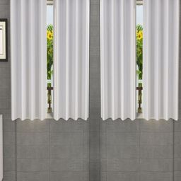 BELLA TRUE White 4 Pieces Black Out Window Curtains-image-49