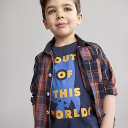 mothercare Boys Tartan Checks Opaque Checked Casual Shirt-image-42