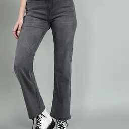 Chemistry Women Straight Fit High-Rise Light Fade Stretchable Jeans-picture-11