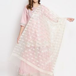 Dupatta Bazaar Woven Design Zari Dupatta image 1