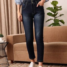 STREET 9 Women Comfort Skinny Fit Clean Look Light Fade Stretchable Jeans-picture-37