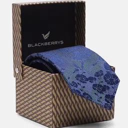Blackberrys Woven Design Pure Silk Skinny Tie-picture-37