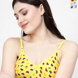 Docare Pack Of 2 Geometric Printed Medium Coverage Cotton Bra-picture-26