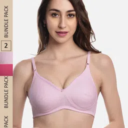 FIMS Pack of 2 Cotton Everyday Bra-image-13