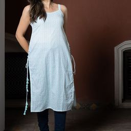 WEAVLLITE Floral Printed Pure Cotton Kurta-image-35