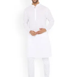 Be Desi Chikankari Embroidered Cotton Kurta-image-83