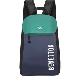 United Colors of Benetton Unisex Colourblocked Backpack-24