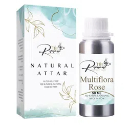 THE RUPAWAT Perfumery House Multiflora Rose 100% Pure & Natural Alcohol Free Attar - 50 ml-image-1
