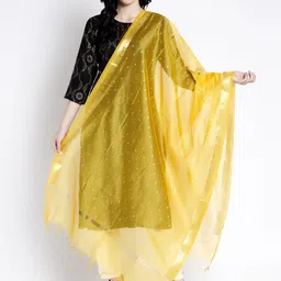 Clora Creation Woven Design Cotton Silk Dupatta-picture-15