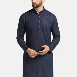 ahhaaaa Embroidered Sequinned Kurta-image-20