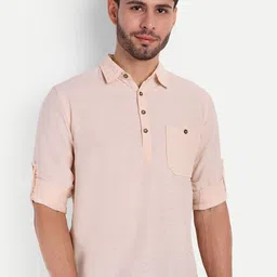 Springberry Men Thread Work Handloom Kurta-picture-15