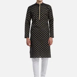 PAROKSH Men Woven Design Pure Cotton Kurta-40