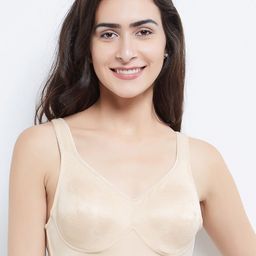 Soie Nude-Coloured Full Coverage Non Wired Bra-image-32