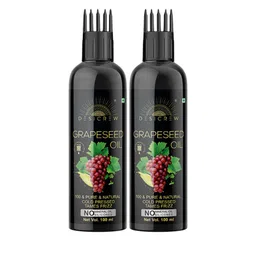 Desi Crew Set Of 2 100% Pure & Natural Grapeseed Oil For Hair & Skin - 100 ml Each-15
