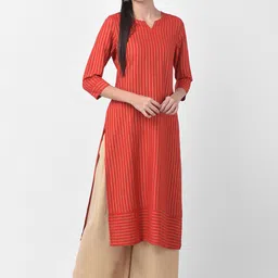 aayusika Women Red Kurta-image-22
