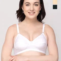 Floret Pack Of 3 Medium Coverage Non Wired Bra-picture-28