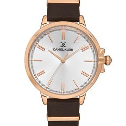 Daniel Klein Trendy Women Silver-Toned Dial & Leather Straps Analogue Watch DK 1 13260-4-picture-9