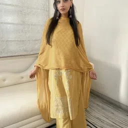 Vishudh Women Printed Kurta with Palazzo and Dupatta-image-76