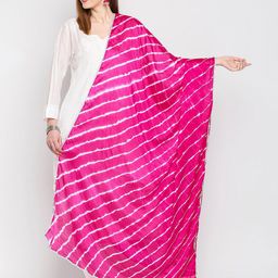 Dupatta Bazaar Pink Leheriya Dupatta-30