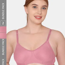 Tweens Pack of 2 Non-Padded Cotton Bra-image-98