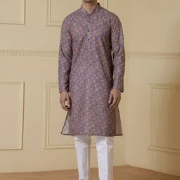 Satwaa Men Printed Kurta-image-1