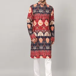 HILO DESIGN Ethnic Motifs Printed Straight Kurta-image-61