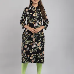 MAUKA Women Floral Printed Kurta-image-52