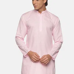 Sethukrishna Men Mandarin Collar Cotton Kurta-image-84