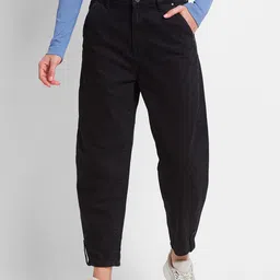 SPYKAR Women Black Boyfriend Fit High-Rise Jeans-picture-40