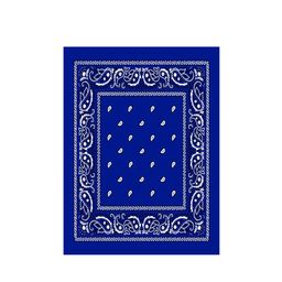 Aadikart Blue & White Printed Cotton Bandana-image-99
