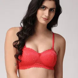 Floret Floral Medium Coverage All Day Comfort Heavily Padded Push-Up Bra-picture-14