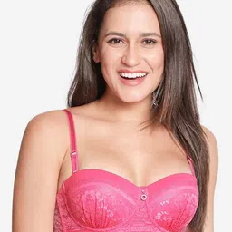 Susie Medium Coverage Underwired Lightly Padded All day Comfort Balconette Bra-picture-14