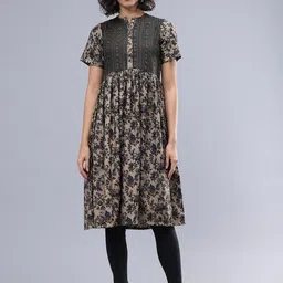 Cot'N Soft Women Ethnic Motifs Printed Thread Work Floral Kurta-picture-46