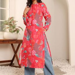 Varanga Women Floral Printed Floral Kurta-picture-40