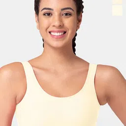 Tweens Pack Of 3 Half Coverage All Day Comfort Super Support Workout Bra-image-21