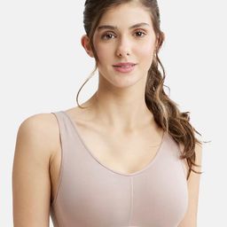 Jockey Wirefree Padded Cotton Full Coverage Sleep Bra with Removable Pads-ES04-17