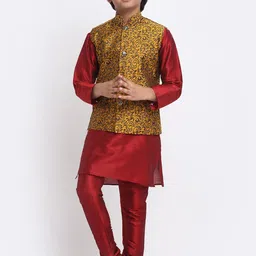 KRAFT INDIA Kurta & Churidar With Nehru Jacket-picture-48