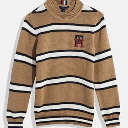 Tommy Hilfiger Boys Striped Pullover Sweater-image-38