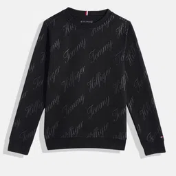 Tommy Hilfiger Boys Brand Logo Printed Sweatshirt-image-86