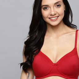 Mast & Harbour Red Solid Non-Wired Lightly Padded Everyday Bra MNH-BRA-DRMS-084A-picture-26