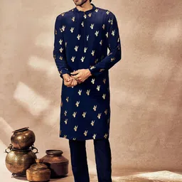 Masaba Ethnic Motifs Printed Mandarin Collar Straight Kurta-picture-16