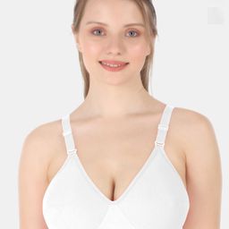 Tweens Pack Of 2 Full Coverage Non Padded Cotton Minimizer Bra With All Day Comfort-17