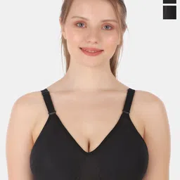 Tweens Pack Of 2 Full Coverage Non Padded Cotton Minimizer Bra With All Day Comfort-14